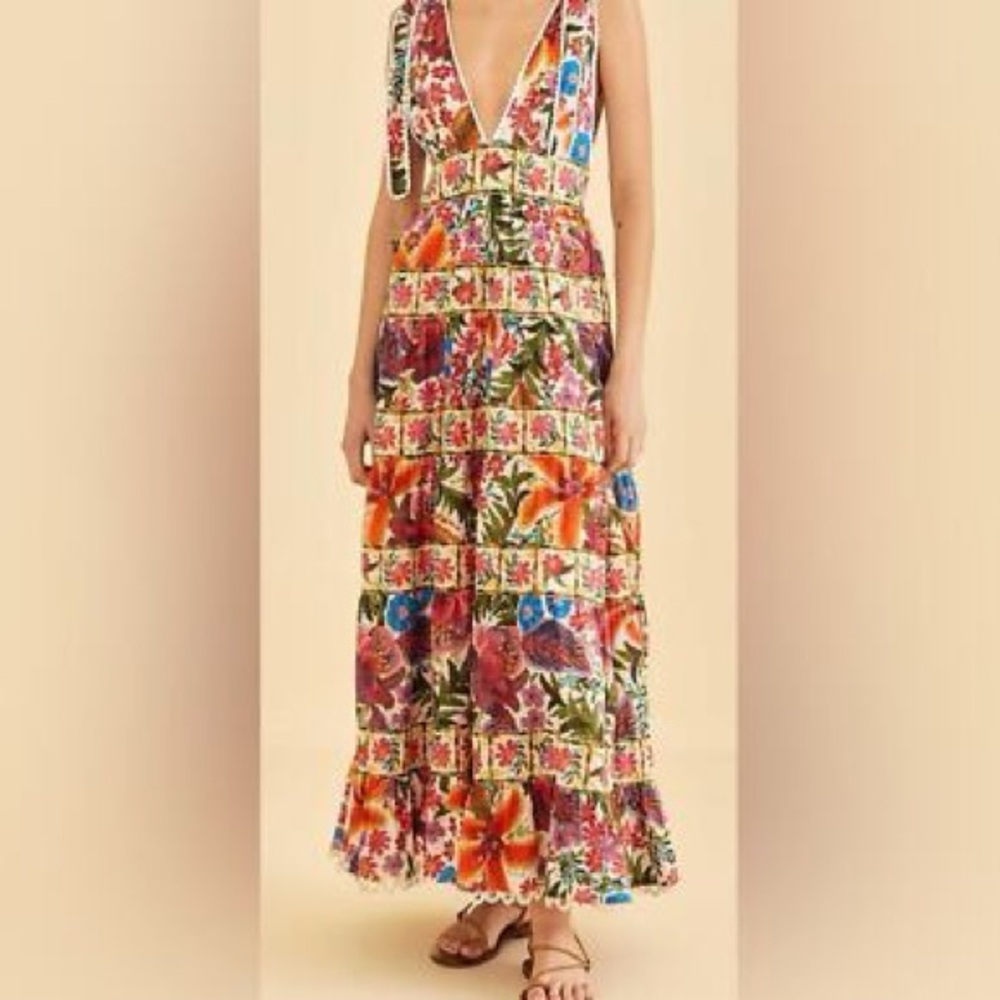 Farm Rio Tropical Midi Dress
